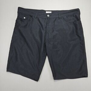 True Religion Swimwear Board Shorts 42W Black Nylon Beach‎ Casual